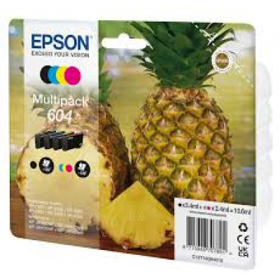 Epson 604 Singlepack - 2.4 ml - yellow - original - blister with RF/acoustic alarm - ink cartridge - for Expression Home XP-2200, 2205, 3200, 3205, 4200, 4205
